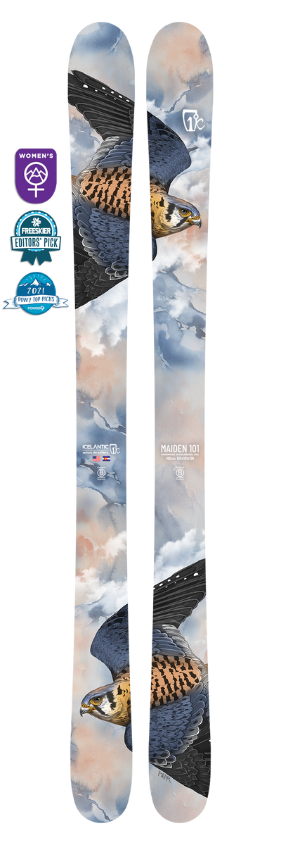 Icelantic MAIDEN 101 Ski 2024 - Womens – Teton Wasatch Ski Co. Icelantic MAIDEN 101 Ski 2024 - Womens – Teton Wasatch Ski Co.