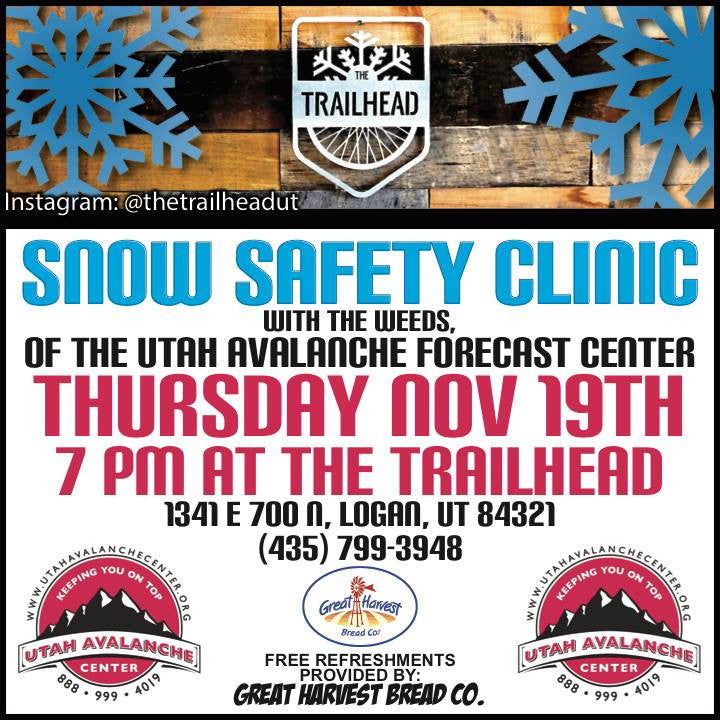 Avalanche Safety Clinic - 7PM Thu Nov 19th
