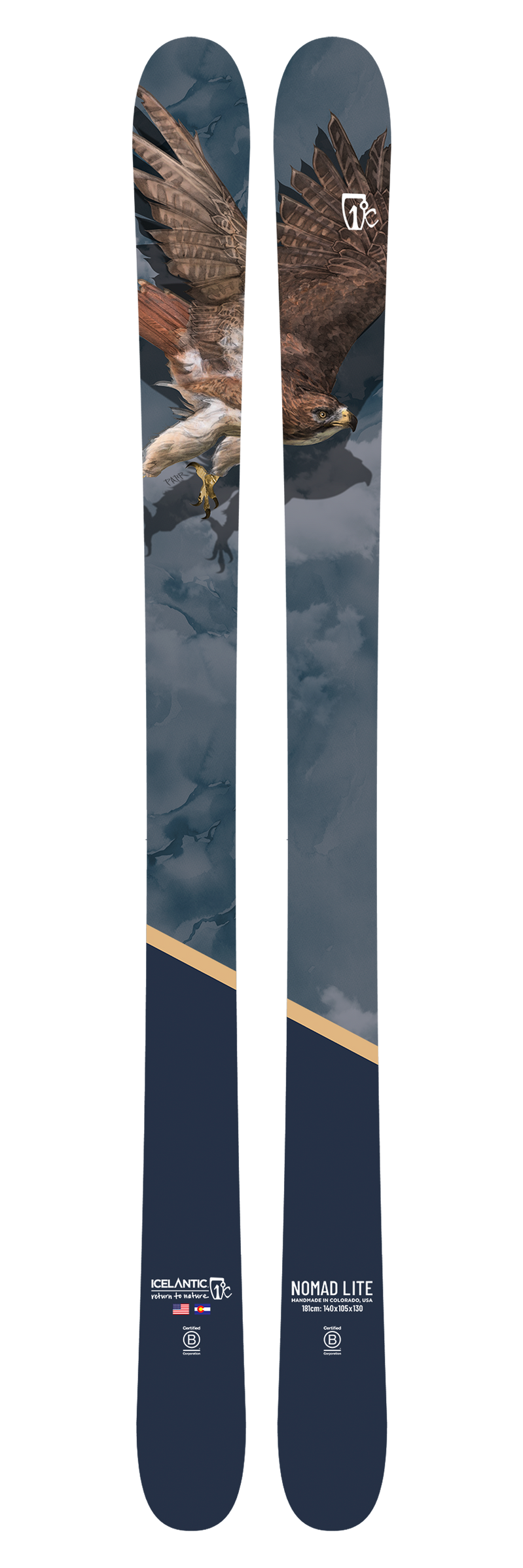 Icelantic NOMAD 105 LITE Ski 2024 – Teton Wasatch Ski Co. Icelantic NOMAD 105 LITE Ski 2024 – Teton Wasatch Ski Co.