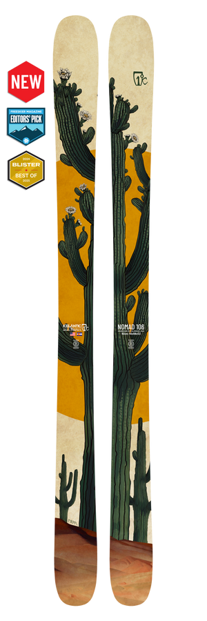 Icelantic NOMAD 106 Ski 2025 – Teton Wasatch Ski Co. Icelantic NOMAD 106 Ski 2025 – Teton Wasatch Ski Co.