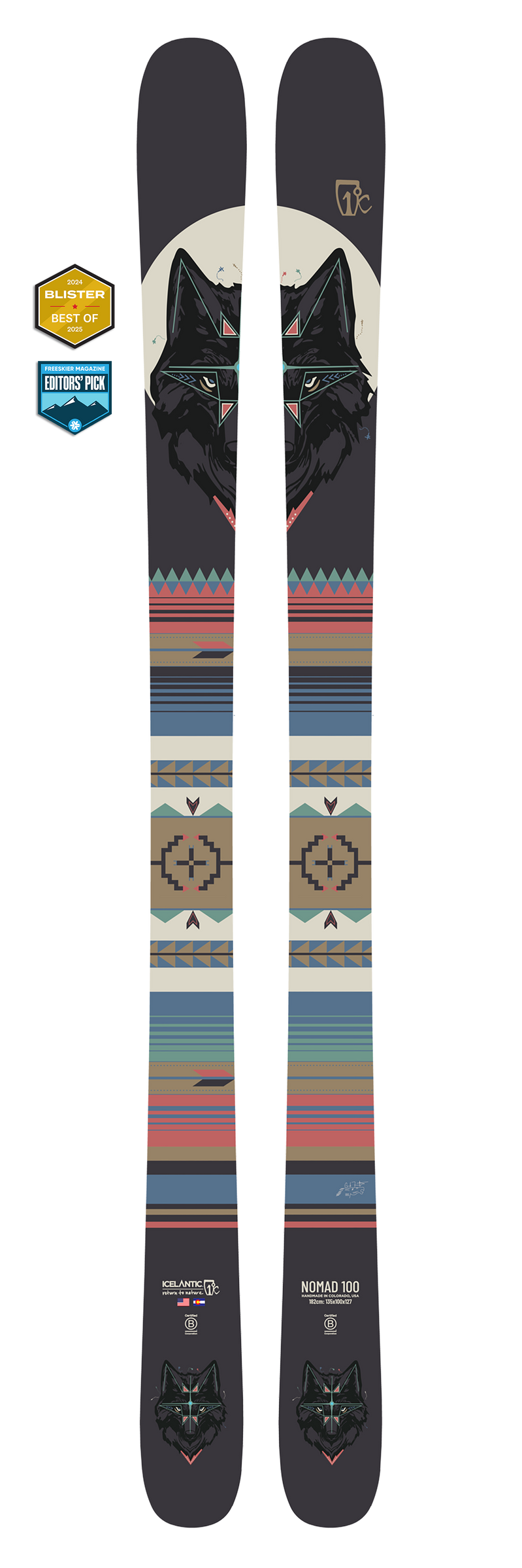 Icelantic NOMAD 100 Ski 2026 – Teton Wasatch Ski Co. Icelantic NOMAD 100 Ski 2026 – Teton Wasatch Ski Co.